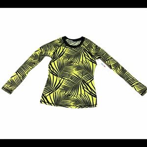 MOVING SALE | Buy by 2/21 | Calvin Klein RashGuard XS New Neon Leaf patter